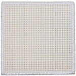 This blank square patch is made so you can sew your design onto it. The patch has a white merrow border.