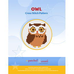 Owl Cross Stitch Pattern PDF