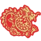 Year of the Dragon - Metallic (Iron On)
