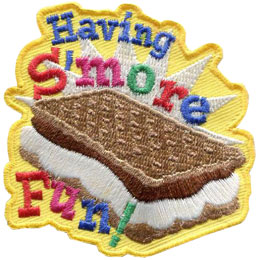  A S'More with the words Having S'More Fun around it.