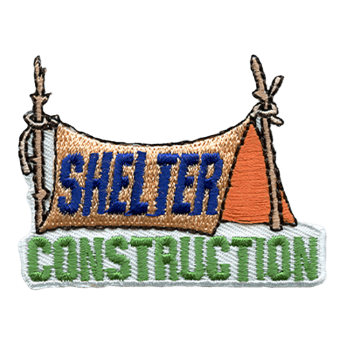 Emergency Shelter/tent Embroidery Patch 