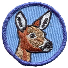 Patrol, Badge, Deer, Fawn, Stag, Bambi, Patch, Embroidered Patch, Merit Badge, Badge, Emblem, Iron On, Iron-On, Crest, Lapel Pin, Insignia, Girl Scouts, Boy Scouts, Girl Guides