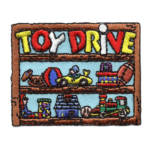 Toy Drive - Toys on Shelves (Iron-On)