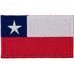 Chile Flag (Iron-On) - 11 left