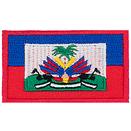 Haiti Flag (Iron-On) - 6 left