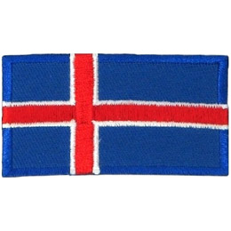 Iceland Flag (Iron-On) - 2 left