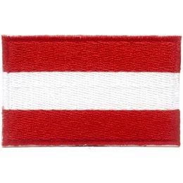 Latvia, Flag, Red, White, Stripes, Country, Embroidered Patch, Merit Badge, Badge, Emblem, Iron On, Iron-On, Crest, Lapel Pin, Insignia, Girl Scouts, Boy Scouts, Girl Guides
