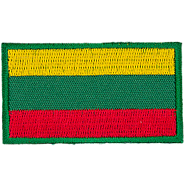 Lithuania Flag (Iron-On) - 6 left
