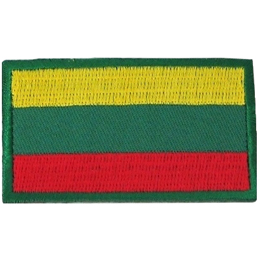 Lithuania Flag (Iron-On) - 9 left