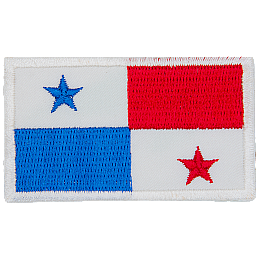 Panama Flag (Iron-On) - 3 Left