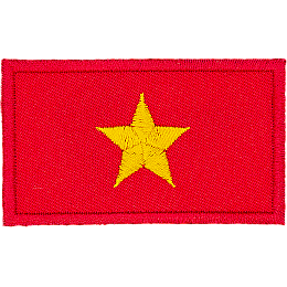 Vietnam, North Flag (Iron-On) - 5 left