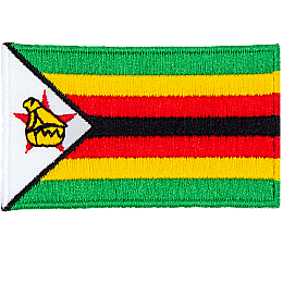 Zimbabwe Flag (Iron-On) - 3 left