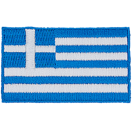 The flag of Greece.