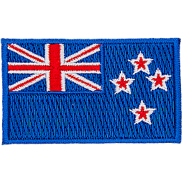 The flag of New Zealand.