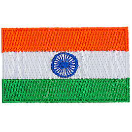 The flag of India.