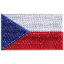 Czech Republic Flag (Iron-On)