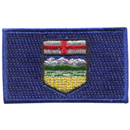 ALBERTA FLAG PATCH embroidered iron-on CANADA EMBLEM Canadian Province APPLIQUE 