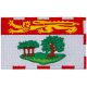 Prince Edward Island Flag (Iron-On)