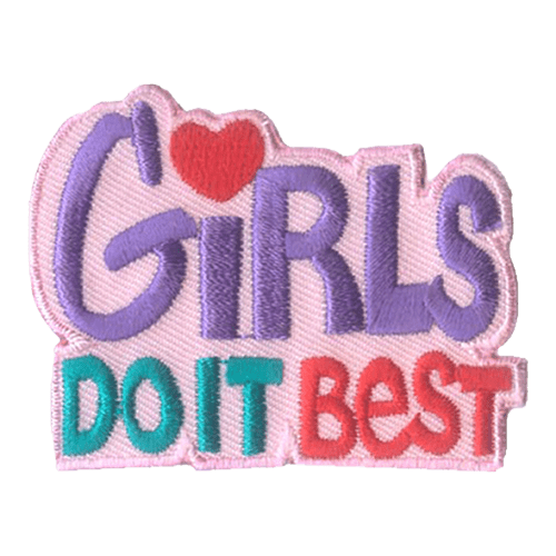 Girls Do It Best (Iron-On)