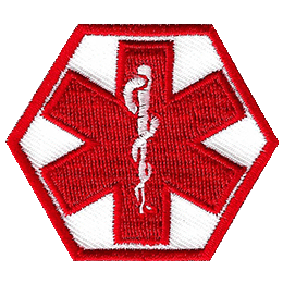 The red medical alert symbol.