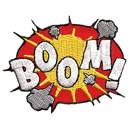 The word Boom in comic book style.
