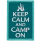 Keep Calm And Camp On (Iron-On)  