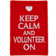 Keep Calm and Volunteer On (Iron-On)