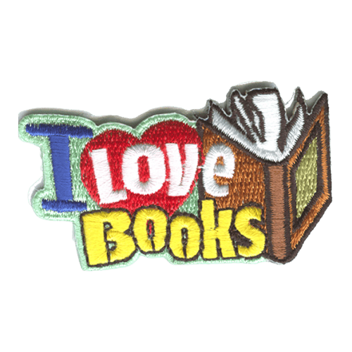 I Love Books (Iron-On)