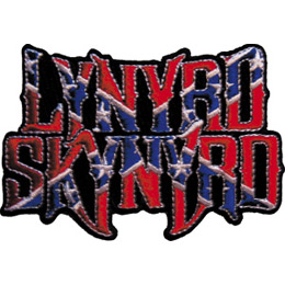 Lynyrd Skynyrd Flag Logo Iron On 7 Left Embroidered Patch By E Patches Crests