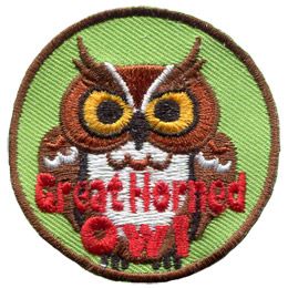 Great Horned Owl (Iron-On)
