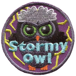 Stormy Owl (Iron-On)