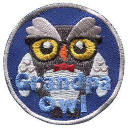 Grandpa Owl (Iron-On)  