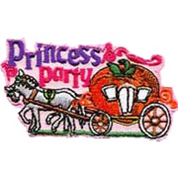 Princess Party, Party, Carriage, Horse, Queen, Princess, King, Queen, Merit Badge, Patch, Crest, Girl Scouts, Girl Guides