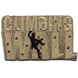 The words ''Climbing Wall'' serve as the background for this patch. The words are dotted with rocks and a silhouette of a man can be seen climbing the ''A.''