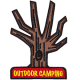Outdoor Camping Set Tree Trunk Revised (Iron-On)