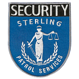 Sterling Security custom embroidered patch by EPC