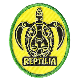 Reptilia custom embroidered patch by EPC