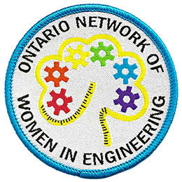Ontario Network of Women In Engineering custom woven label by EPC