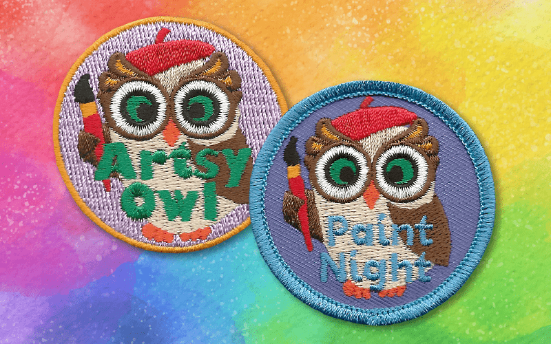 Adapted version of Artsy Owl patch