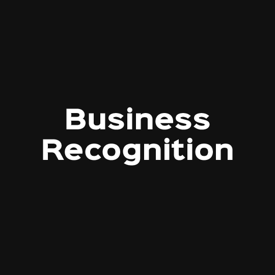 Business Recognition